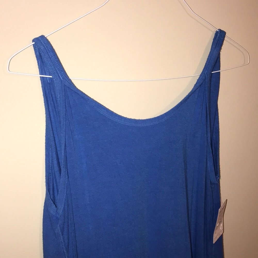 Free People | NWT Atlantic Knit Blue Tank Top - Picture 4 of 8